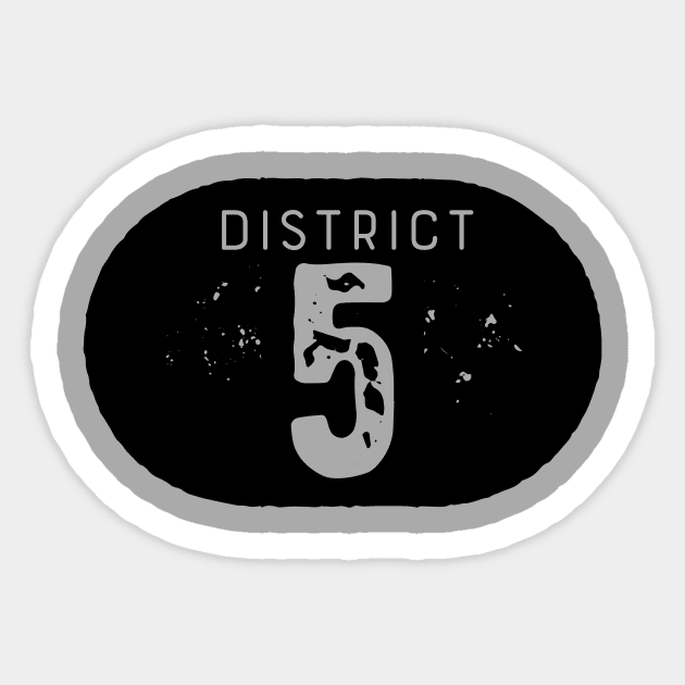 District 5 Sticker by OHYes